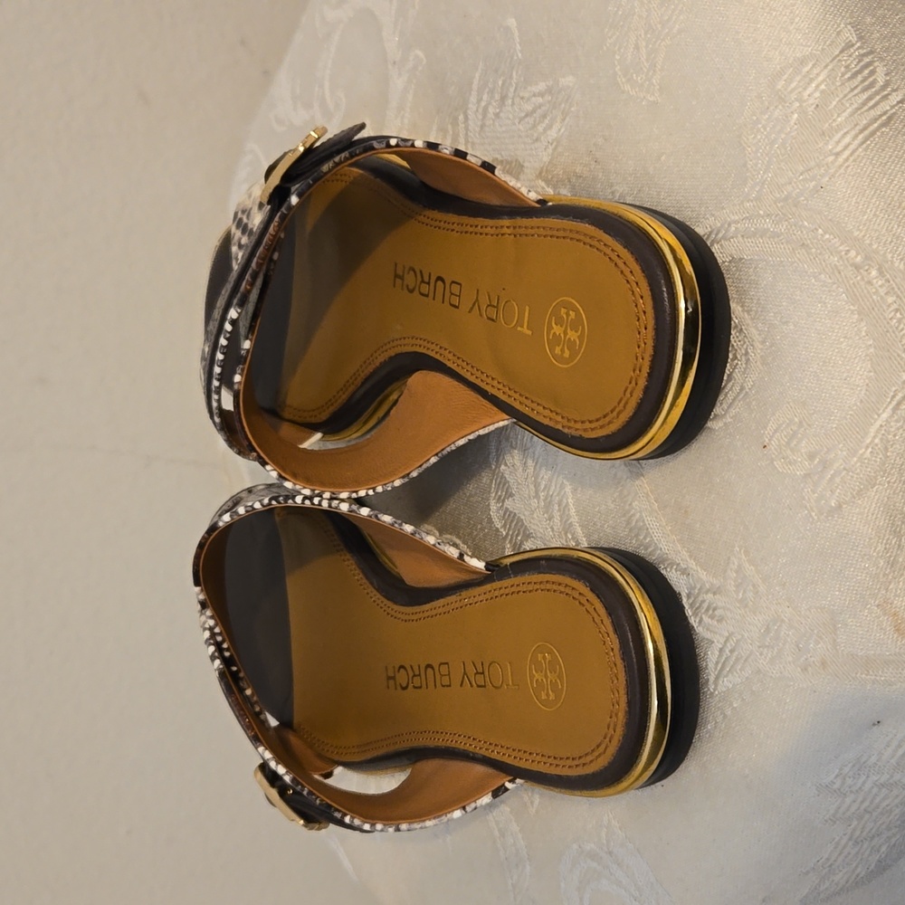 Tory Burch Black and Brown Sandals - Picture 6 of 10
